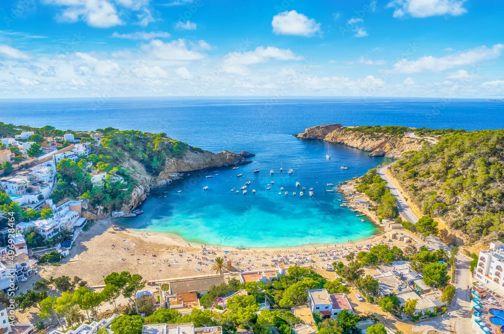 Cala Vadella on the Ibiza boat route
