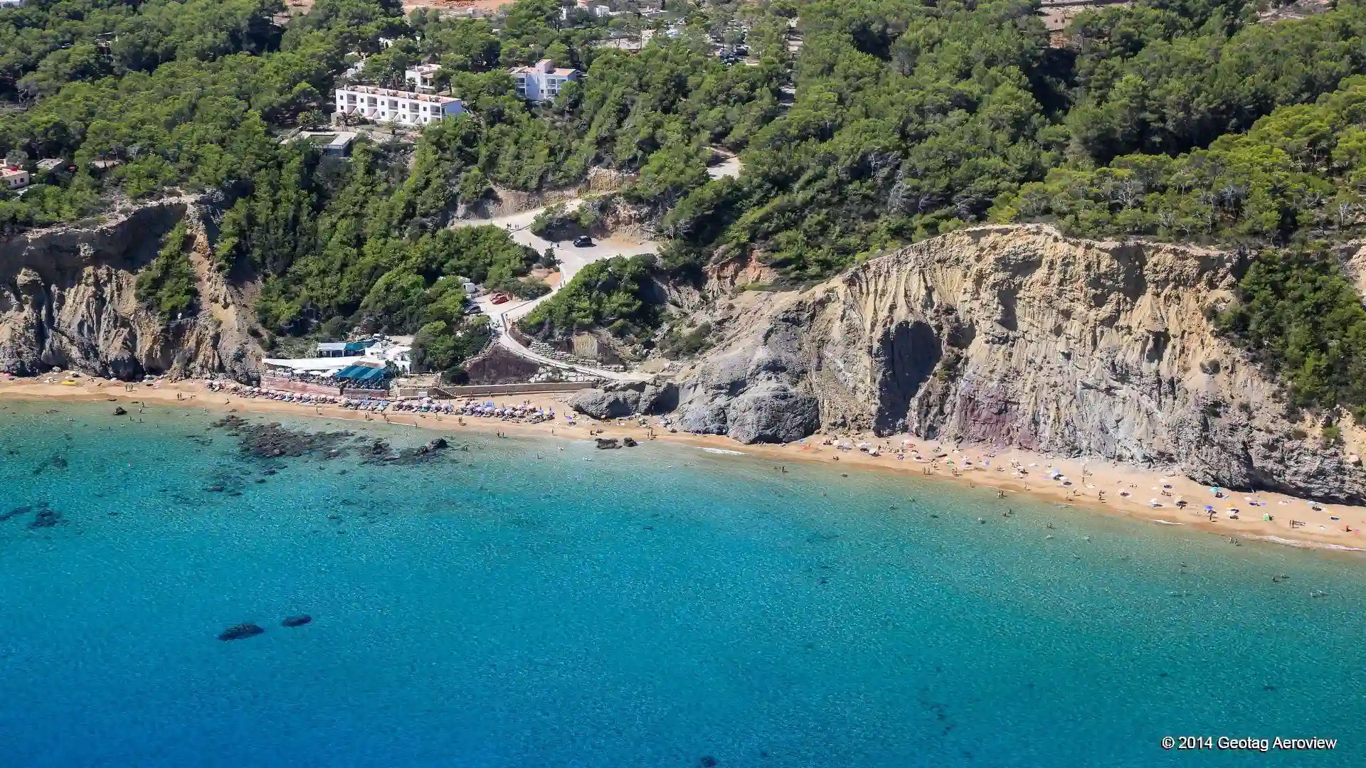 Aigües Blanques on the Ibiza boat route