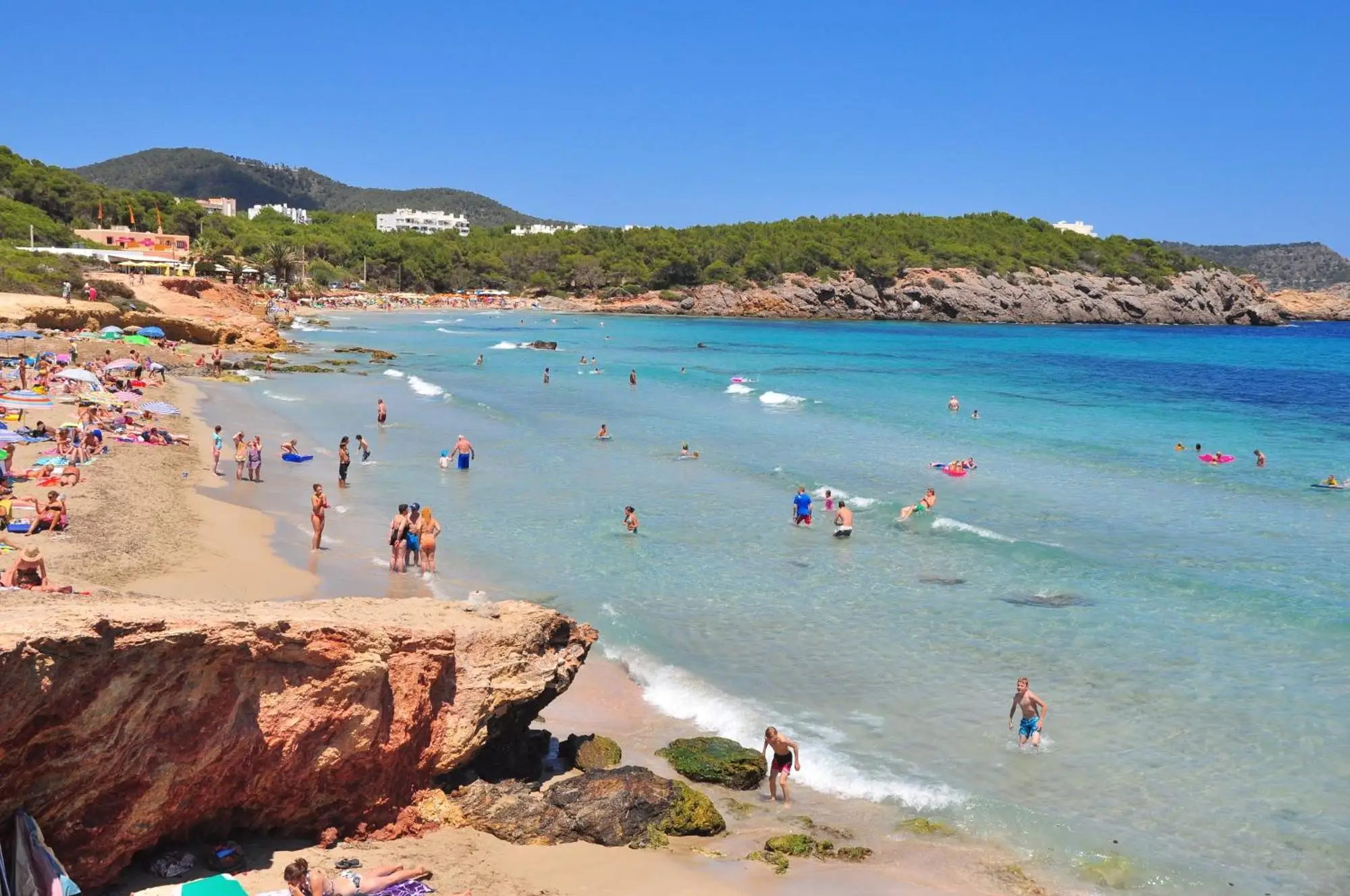 Cala Nova on the Ibiza boat route