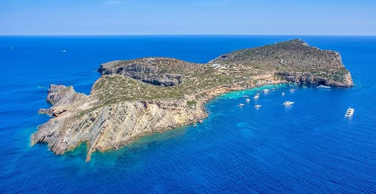 Tagomago Island on the Ibiza boat route