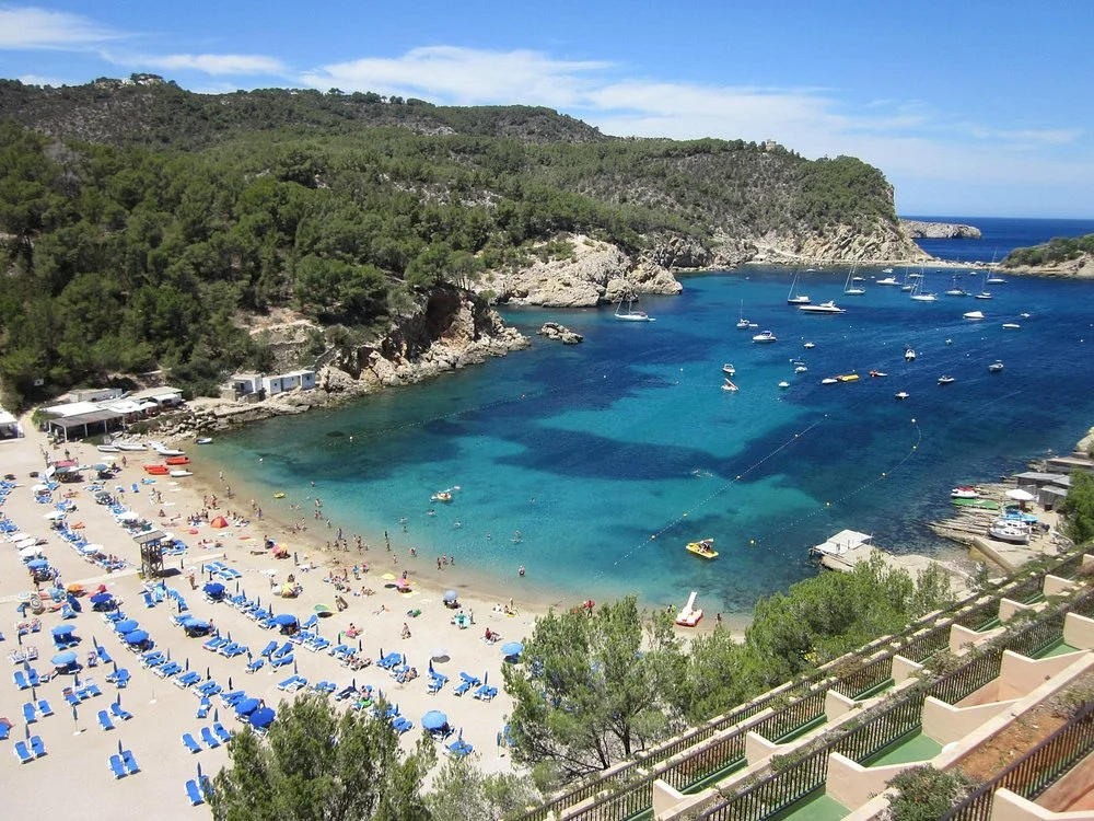 Puerto de San Miguel on the Ibiza boat route